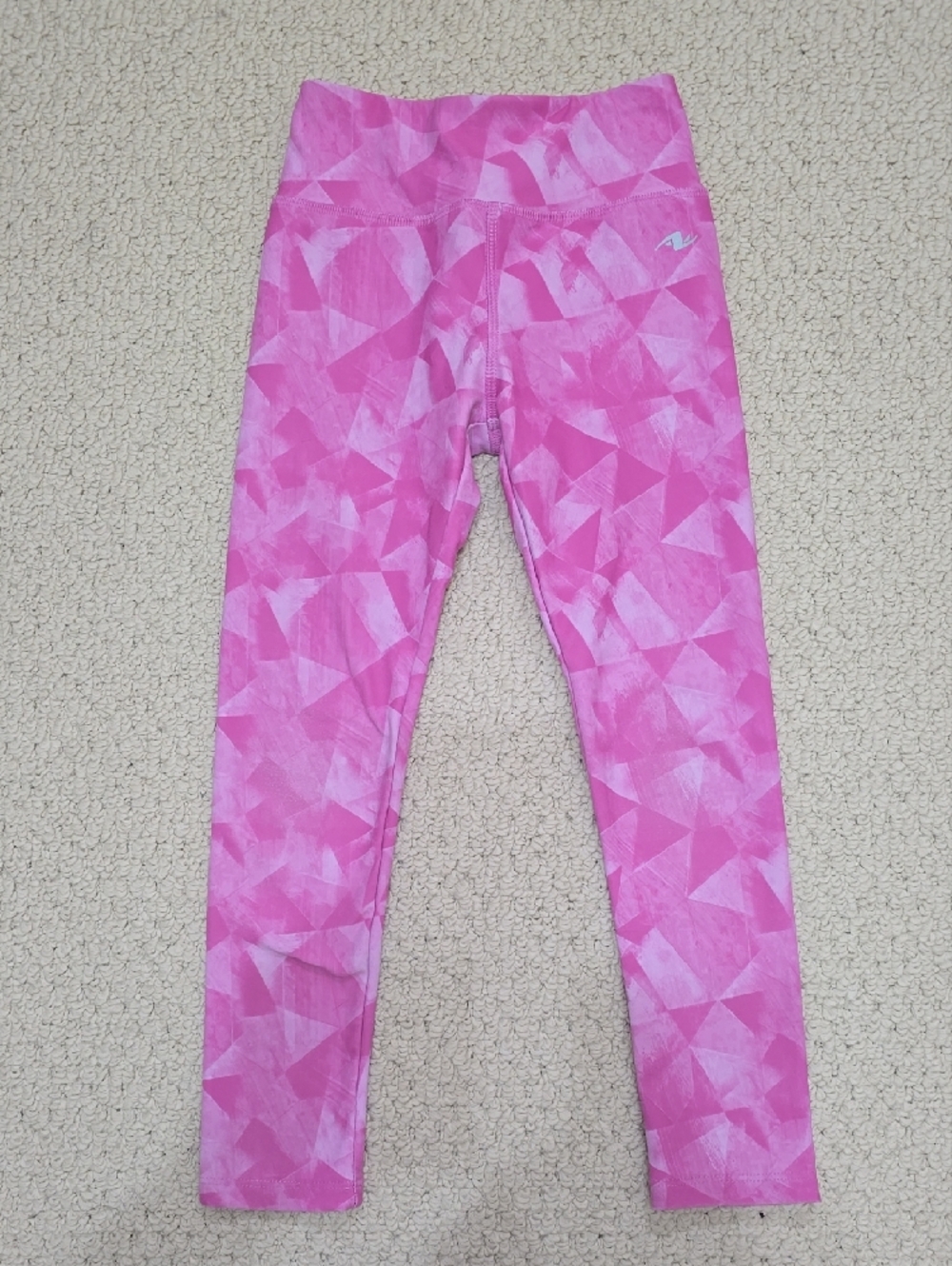💜5/$30💜 Athletic Works Pink Geometric Print Girls' Leggings